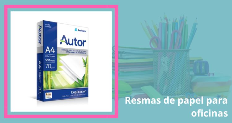 Resmas de papel para oficinas