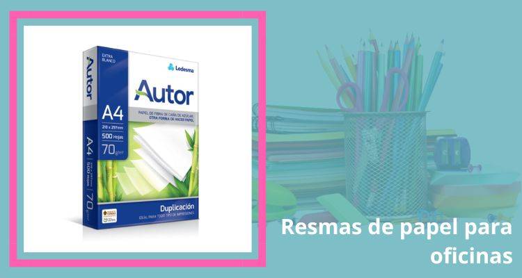 Resmas de papel para oficinas