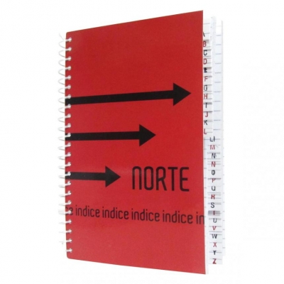 Libreta Norte 8070 C/espiral E Indice