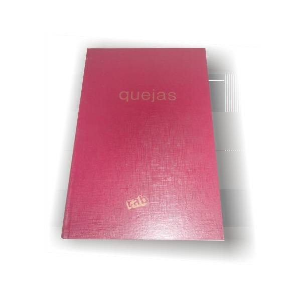 Libro De Quejas Rab 2 Manos -2224Q-