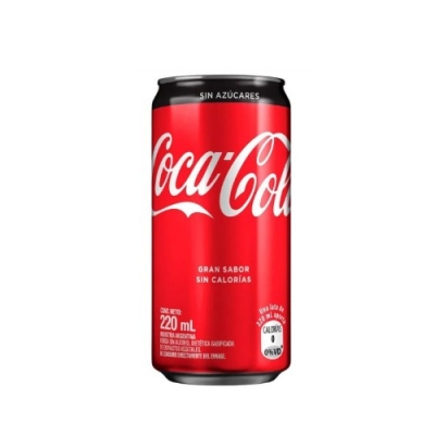 Gaseosa Coca Cola Sin Azucar Lata Mini