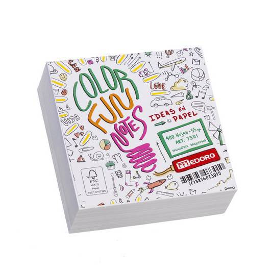 Taco De Papel Blanco 9X9Cm X400