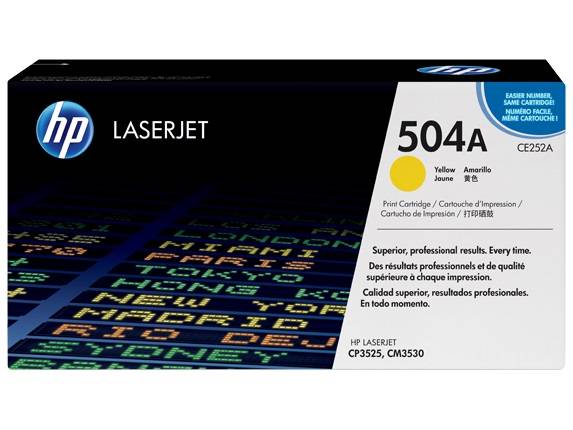 Toner Hp 504A/Ce252A P/Cp3525/3530
