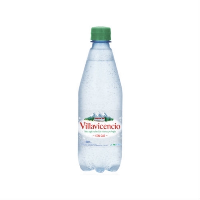 Agua Mineral Con Gas Villavicencio X500
