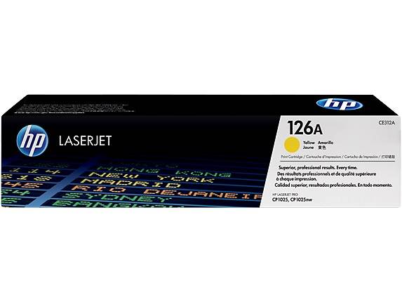 Toner Hp Ce312A Yellow