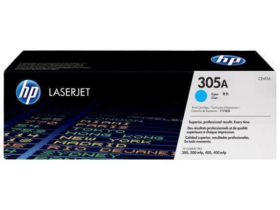 Toner Hp Ce411A #305A Cyan