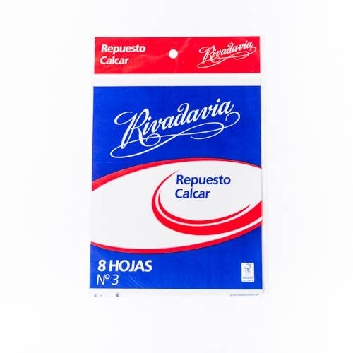 Repuesto P/Calcar Rivadavia Nº3
