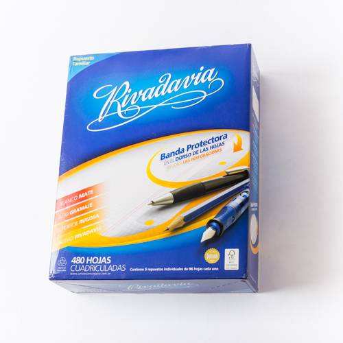 Repuesto Rivadavia X480 Hjs. Cuadriculado