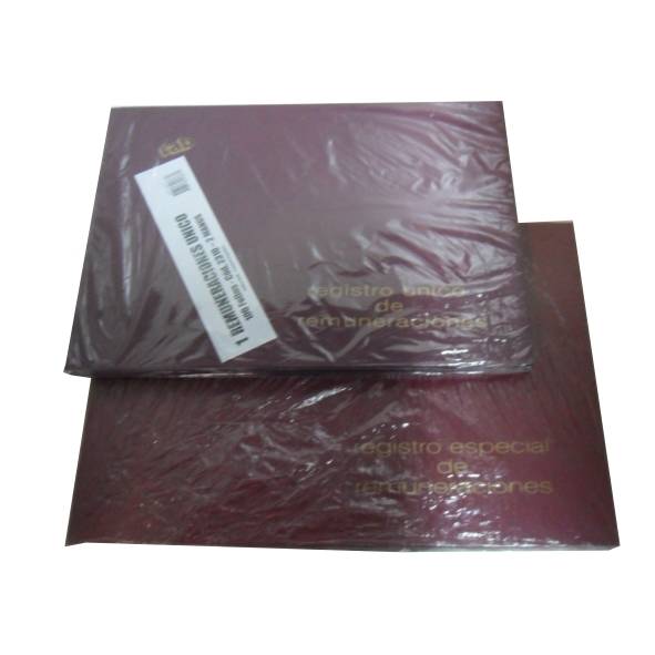 Libro Registro Remuneraciones Tapa Flexible