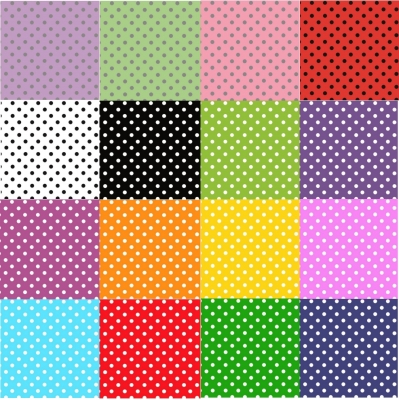 Papel Plastificado Lunares Amarillo