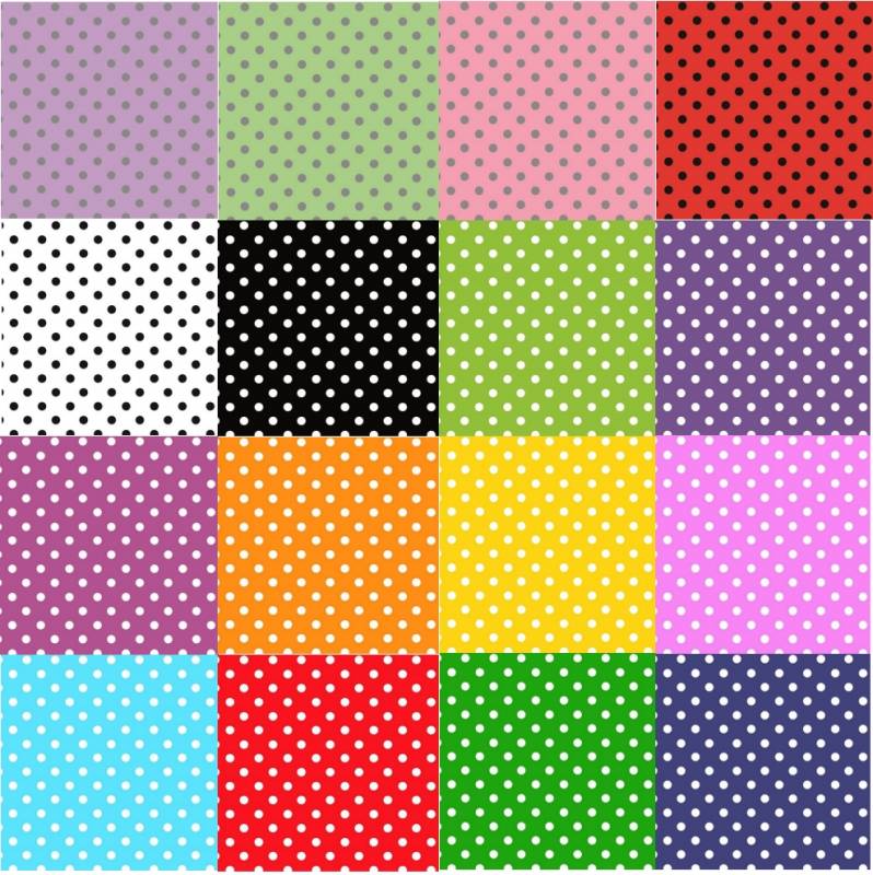 Papel Plastificado Lunares Azul