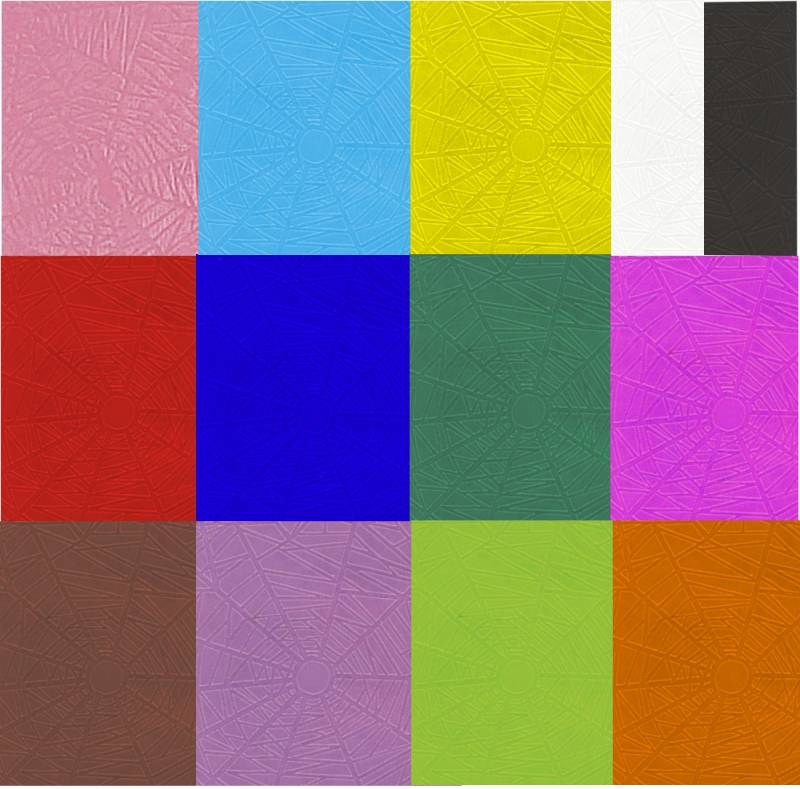 Papel Araña Muresco 56 X 74 Celeste