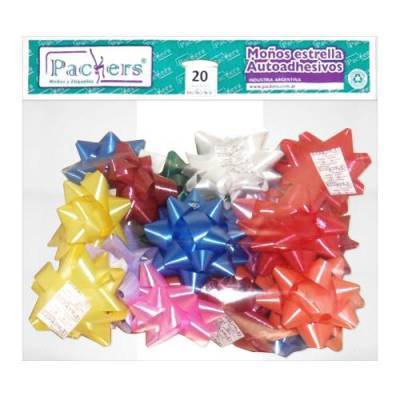 Moño Ribbonette Nº8 Grande Liso X20