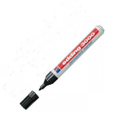 Marcador Edding 3000 Punta Redonda Negro