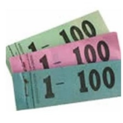 Talonario Guardarropa  1-100