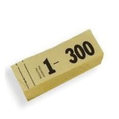 Talonario Guardarropa  1-300