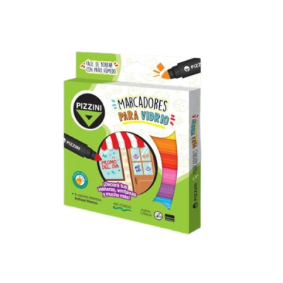 Marcador Pizzini Para Vidrio X 9