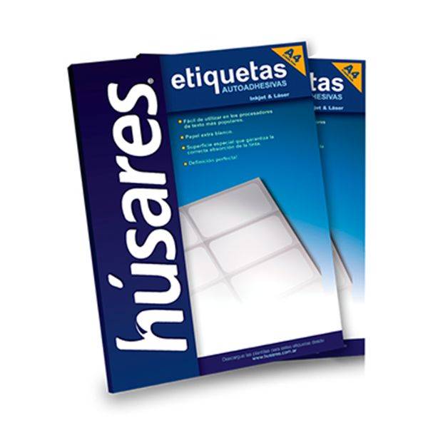 Etiqueta Husares H34101 A4 210X297 X100