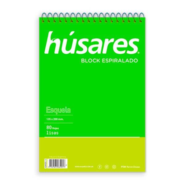Block Husares Espiral Esquela Liso