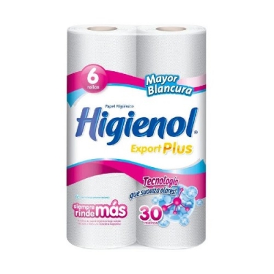 Papel Higienico Higienol Export X6 X30m