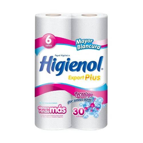 Papel Higienico Higienol Export X6 X30m