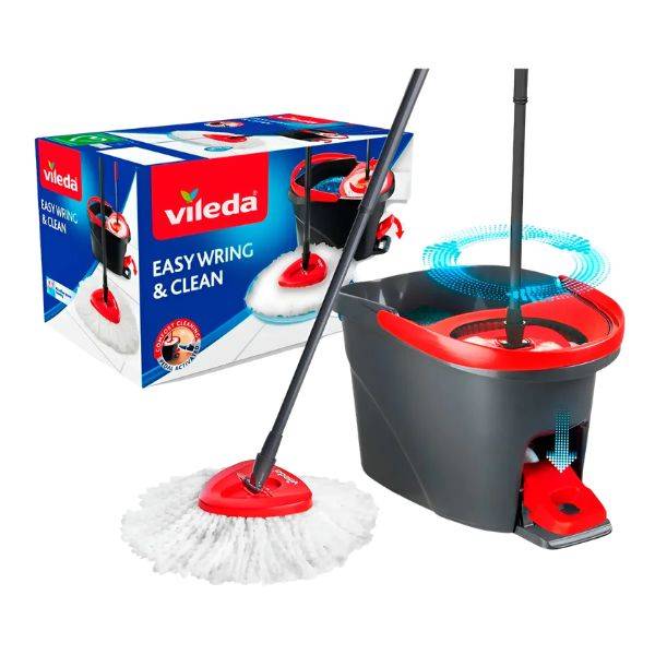 Kit Vileda Escurridor Pedal Y Mopa