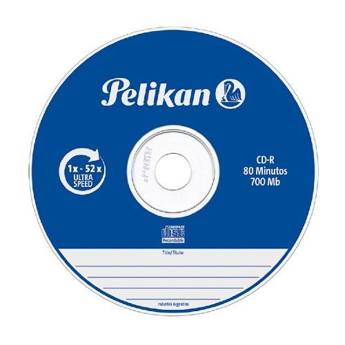 Cd-r Pelikan 52x/700mb Bulk X 100u