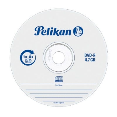 Dvd-r Pelikan 8x/4.7gb Bulk X 100u