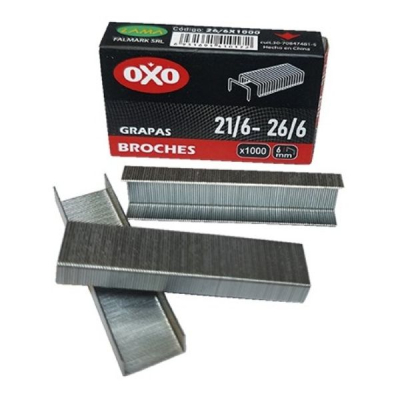 Broche Oxo 21/6-26/6 X 1000 Unid.
